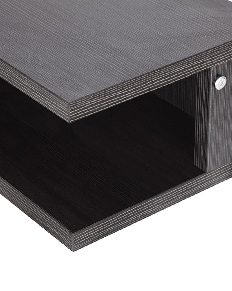 Bench - Grå svart betjäningshylla